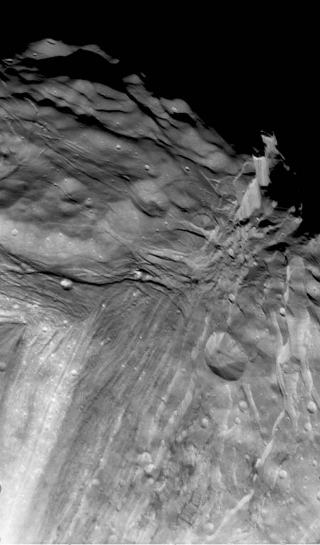 Fault Scarp on Miranda