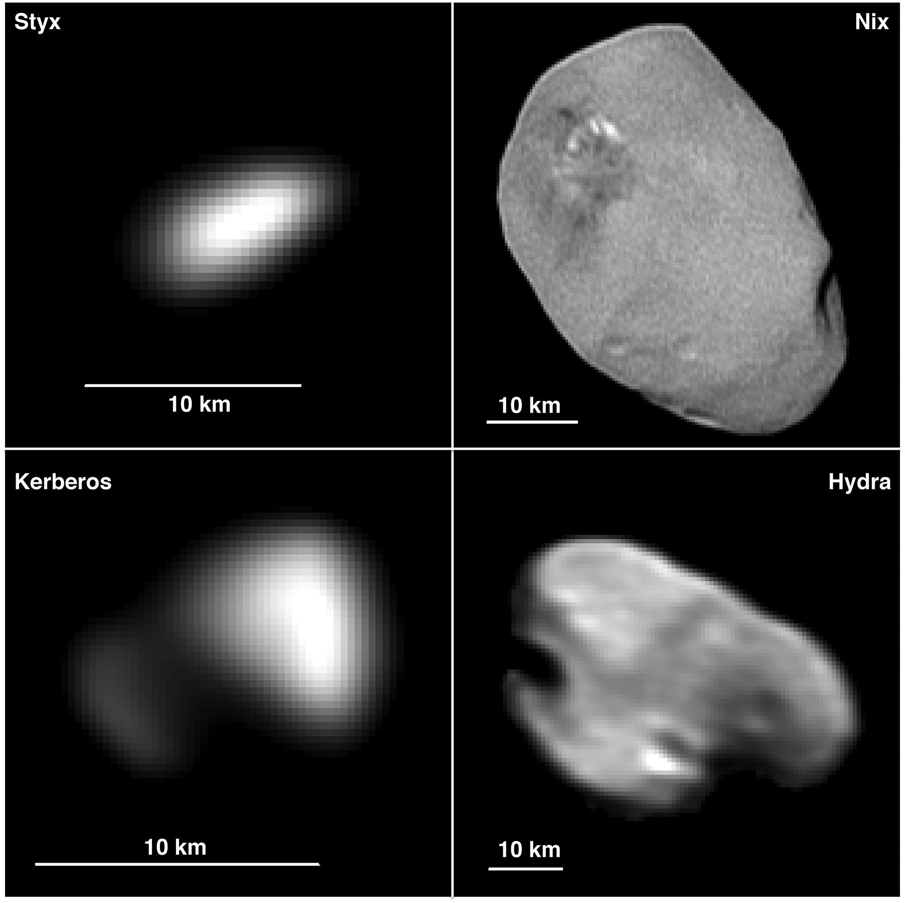 Moons of Pluto