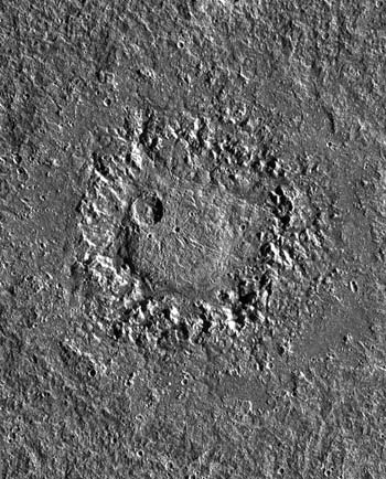 Impact craters on Ganymede