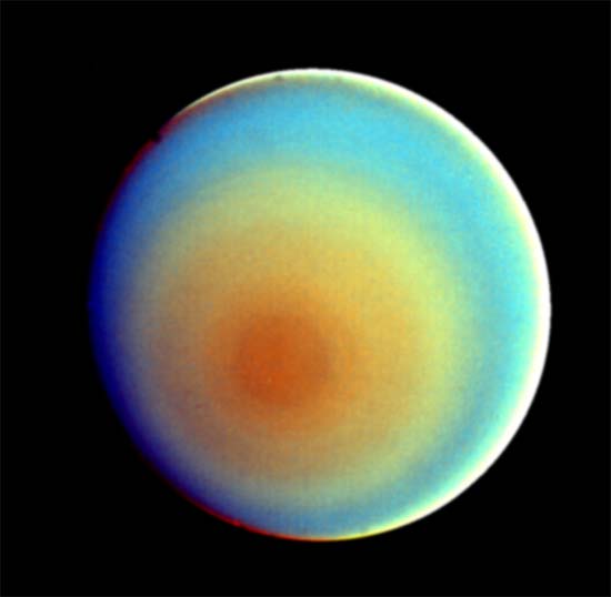 Color Banding in the atmosphere of Uranus